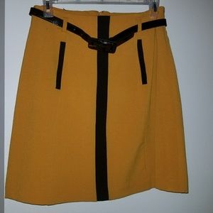 Mustard yellow skirt